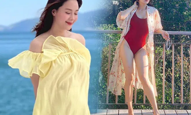 Hồng Diễm mặc đồ bơi cưỡi mô-tô trên biển bốc hơn đồ đi bar trong Hướng Dương Ngược Nắng