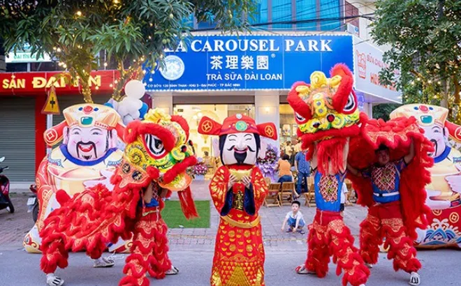 Tưng bừng khai trương thương hiệu trà sữa Đài Loan Tea Carousel Park cơ sở 9 tại Bắc Ninh