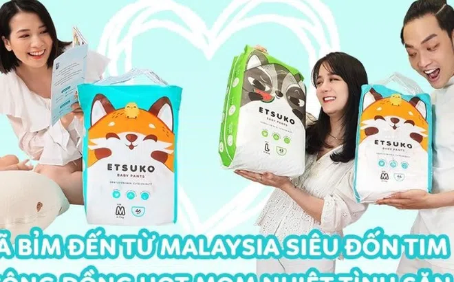 Chiếc tã bỉm đến từ Malaysia siêu đốn tim khiến cộng đồng hot mom nhiệt tình săn đón