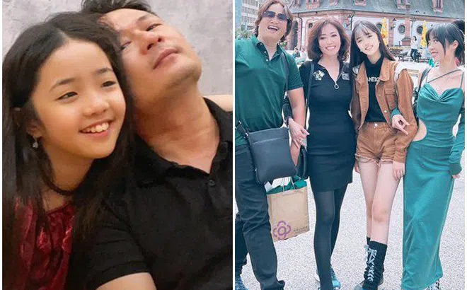 Con gái Bằng Kiều lần đầu khoe hình chụp cùng chị gái ở trời Tây, gia đình có gen tuyệt đỉnh
