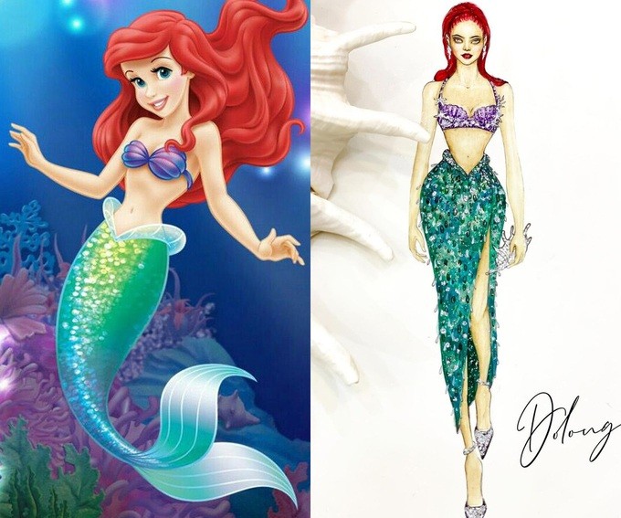 Bộ trang phục nàng tiên cá đuôi cá! Cô gái váy nàng tiên cá váy nàng tiên  cá váy công chúa bikini trẻ em | Tàu Tốc Hành | Giá Sỉ Lẻ