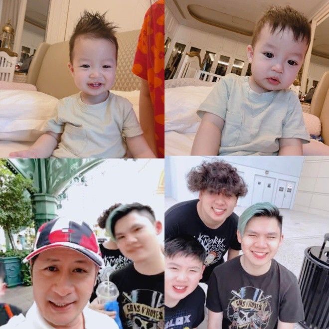 3 con trai Bằng Kiều lần đầu về Việt Nam, phản ứng lạ khi thấy trâu đang ăn cỏ - ảnh 6