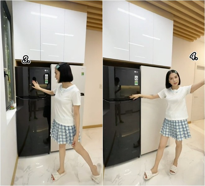 Ngọc Trinh khoe căn bếp mới gần nửa tỷ đồng: Có những 4 chiếc tủ lạnh, nhiều món nội thất 40 - 50 triệu