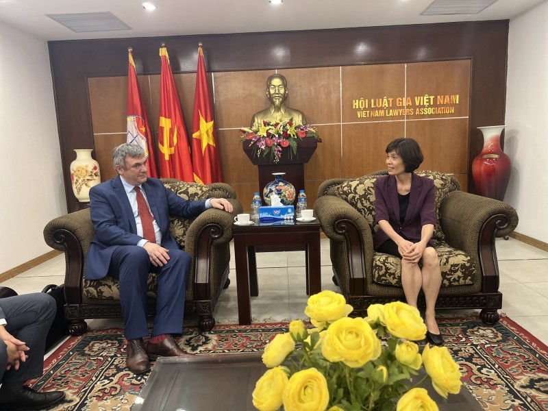 Hội Luật gia Việt Nam làm việc với Ủy ban đối ngoại Tp.Saint Petersburg, Liên bang Nga
