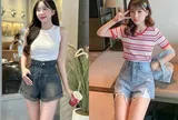 Mẹo chọn quần short denim tôn dáng, kéo chân: Nàng đùi to nên chú ý đến chi tiết này để trông thon gọn hơn