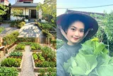 “Bỏ phố về quê” gái xinh 9X Bắc Ninh vay tiền xây căn nhà 85m2 xinh như mộng, vườn trồng đầy hoa trái