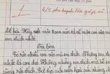 Bé tiểu học viết văn tả con vật yêu thích, cô giáo đọc xong liền mời phụ huynh đến trường