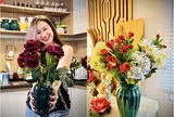 Mỹ nhân showbiz Việt được chồng hứa tặng hoa tươi mỗi tuần cho đến khi 70 tuổi, cắm nhiều bình xinh rực rỡ
