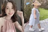 Hoa hậu Đặng Thu Thảo khoe con gái út trắng xinh, chân tay bụ bẫm chắc nịch, chụp góc nghiêng thấy rõ chiếc mũi cao
