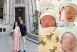 Ly Kute khoe 3 con trai lúc mới sinh giống y chang nhau, ai cũng tấm tắc: Em út giống mẹ nhất, da trắng, mũi cao
