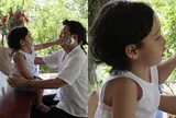 Con trai Trường Giang Nhã Phương có góc nghiêng "thần thánh" giống bố, ai cũng tấm tắc khen: Tóc xoăn lãng tử, mũi cao vút