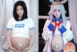 Hot girl mang bầu ở Hà Nội “biến hình” thành búp bê Nhật, tẩy trang xong xinh chấn động dù sắp vỡ chum