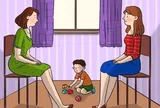 Câu đố FBI tuyển ứng viên, mẹ bỉm sữa nhìn là biết: Trong hai người, ai là mẹ đứa trẻ?