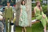 Học sao Việt diện sắc xanh bơ dịu mát: Tuyệt chiêu phối đồ giúp chị em nổi bật nơi công sở