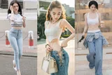 Bí kíp chọn quần jeans 10 năm không lỗi mốt của Ngọc Trinh