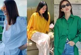 Học Thanh Hằng, Hoa hậu Phương Khánh và Khả Ngân cách mix & match sơ mi oversized cho ngày hè nắng nóng