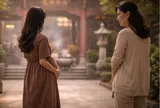 Đi chùa cầu an tình cờ gặp mẹ chồng cũ, tôi xoa bụng nói 1 câu khiến bà tức đỏ mặt