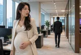 Gặp chồng cũ đến công ty chồng mới xin việc, tôi bế bụng bầu đến chào thì xót xa khi anh vén tóc
