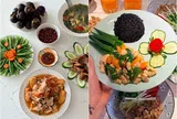 Giúp việc bao người mơ ước là đây: Vợ BTV Quốc Khánh khoe loạt mâm cơm "cô Tấm" nấu ngon đẹp đỉnh
