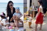 Cặp song sinh giành đồ chơi, Phương Oanh lập tức vào vai phản diện, chỉ 3 giây mà ai cũng tấm tắc