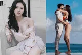 Hot girl tiếp viên hàng không lấy giám đốc ở Hà Nội, 2 năm 2 con vẫn đẹp nõn nà, đường cong rõ rệt chuẩn mỹ nhân