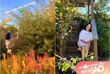 Hồng Đào có thể ngồi ở ngoài vườn cả tiếng và khu vườn tuyệt tuyệt đẹp giúp cô sống chậm nhẹ nhàng sau biến cố