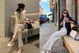 Phụ nữ thanh lịch cứ diện 1 giày - 1 quần: Đơn giản, sang và không lo kén dáng