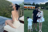Mỹ nhân Tuyên Quang và chồng cầu thủ 1m82 đưa con đi nghỉ lễ ở Khánh Hòa, con trai kháu khỉnh, mẹ bỉm xinh nuột nà