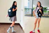 Mặc đồng phục học trường 900 triệu/năm, con gái lớp 7 của Đoan Trang khiến cõi mạng trầm trồ vì vóc dáng như thiếu nữ