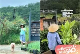 Nữ diễn viên Việt xinh như hoa về quê làm vườn lấm lem không nhận ra, sống trong khu đất 3.000m2 giữa Đà Lạt
