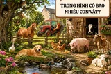 Đố bé có bao nhiêu con vật trong ảnh?