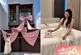 Người đẹp "siêu vòng 3" quê An Giang 8 lần thi Hoa hậu sở hữu nhiều nhà, thắt nơ khổng lồ cho biệt thự mới tậu