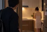 Đi công tác về nhà lúc tối muộn, tôi khẽ mở cửa tạo bất ngờ cho vợ, nào ngờ hốt hoảng khi nhìn thấy em