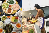 Dịp lễ không check-in sang chảnh, Phương Oanh gây sốt với mâm cơm nhà siêu thanh nhẹ