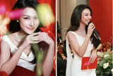 MC Hoàng Oanh lộ diện rạng rỡ, chiếc nhẫn ở ngón áp út gây chú ý