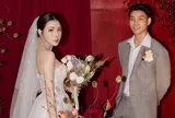 Văn Thanh và bà xã tiểu thư lộ ảnh hậu trường chưa chỉnh sửa, nhan sắc thật gây bàn tán