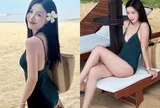 “Hoa hậu người Tày” gây sốt VTV: Diện bikini khoe da trắng bật tông, sắc vóc mẹ 1 con gây choáng