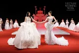Kỳ Duyên, Thiên Ân “chiếm spotlight” runway, Phương Vy được chồng cầu hôn tại Vietnam Wedding Week 2026