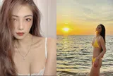 Nhan sắc nóng bỏng bạn gái tin đồn kém 9 tuổi của Ngô Kiến Huy khiến CDM xuýt xoa
