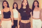 Clip 15 giây ghi trọn màn khoe eo thon, tôn dáng của 4 mỹ nhân nhà Sen Vàng