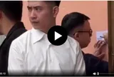 Ánh mắt “không giấu nổi nghề” của chú công an khi đứng đón khách dự tiệc cưới gây sốt mạng xã hội