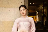 Soi phong cách áo dài Tết của Hoa hậu Đỗ Hà và Á hậu Minh Thư