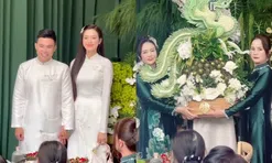 Mẹ chồng hào môn của Đỗ Thị Hà trao con dâu sính lễ "khủng", bà ngoại tặng vàng mừng cho cháu gái