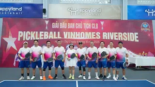 Giải đấu Ban chủ tịch CLB Pickleball Vinhomes Riverside: Tôn vinh những cống hiến thầm lặng