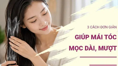 3 cách đơn giản giúp mái tóc mọc dài nhanh, mềm mượt tự nhiên