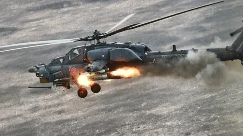 "Thợ săn đêm" Mi-28 của Nga xuất kích, nã hỏa lực xé nát đội hình xe thiết giáp Ukraine