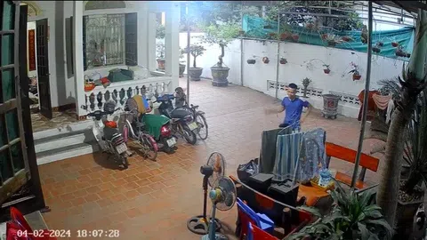 Clip: Phạm nhân trốn trại ung dung vào nhà dân ở Thanh Hóa ngồi chơi uống nước