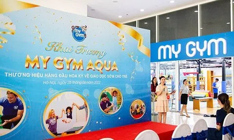 Khai trương trung tâm giáo dục thể chất cho trẻ em bản quyền Hoa Kỳ - My Gym Aqua