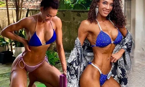 Hi hữu: Bụng bầu 2 tháng, vận động viên thể hình Hà Giang vẫn xuất sắc giành huy chương vàng