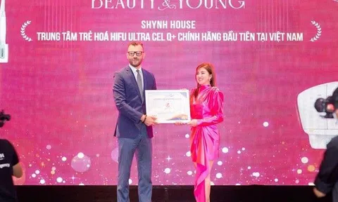 Shynh House vinh dự nhận giải thưởng Trung tâm trẻ hoá Hifu đầu tiên tại Việt Nam